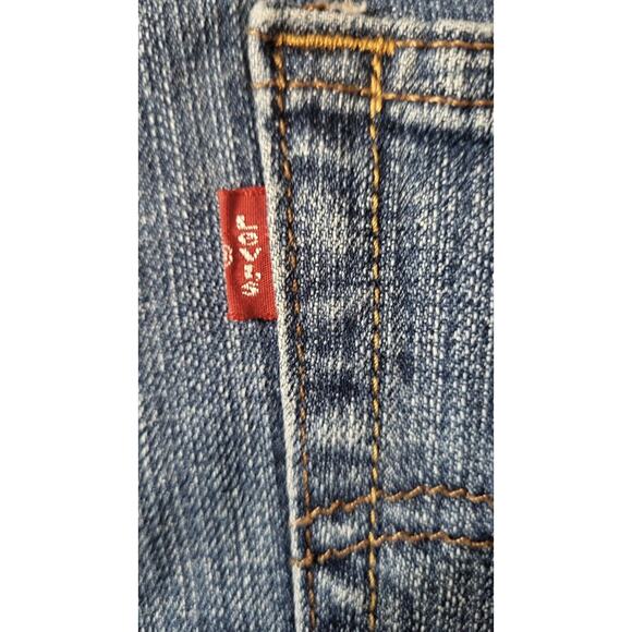 Vintage LEVI STRAUSS 505 Women Size 14 W32 Classic Straight Jeans Mid Rise - Picture 11 of 16